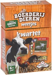 Identity Games kwartet boerderijdieren kaartspel leerzaam