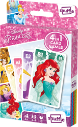 Spel Shuffle 4 In 1 Disney Princess