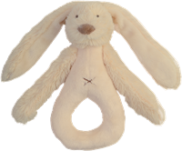Happy Horse Beige Rabbit Richie Rattle - 18 cm