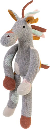 Happy Horse Gebreide Knuffel Paard - 30 cm - Organisch katoen