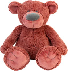 Happy Horse knuffelbeer Bobbie 40cm - Roest kleur - Zachte pluche beer