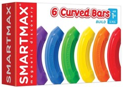 Smartmax magneten bouwset - Xtension set 6 gekromde staven speelgoed