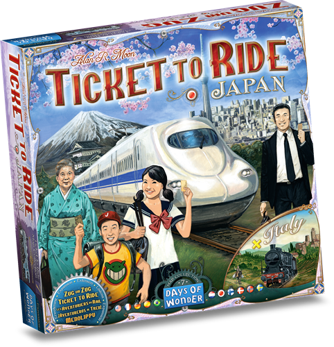 Days of Wonder Ticket to Ride Japan en Italië NL/DE/FR