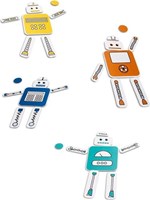 BS Toys Robotvrienden educatief spel - kleurrijke robots bouwen