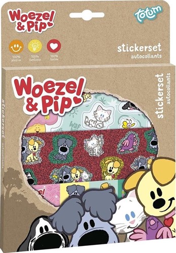 Totum Woezel en pip stickerset 670006