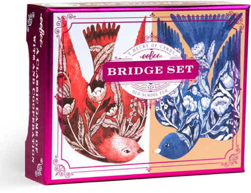 eeBoo Malin's Birds Bridge Playing Card Set (2 Decks) (U)