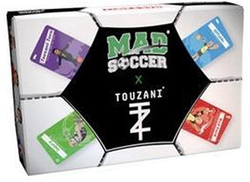 Mad Party Games voetbal kaartspel MadSoccer vs Touzani familiespel