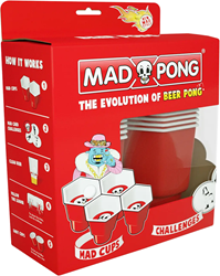 Mad Party Games partyspel MadPong - Beer pong 2.0 drankspel volwassenen