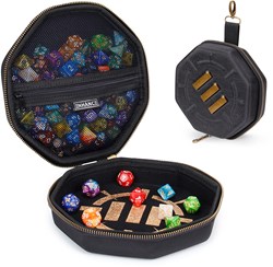 Enhance Gaming dobbelstenen opbergdoos zwart - Dice Case voor RPG