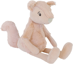 Happy Horse Eekhoorn knuffel Sancho 38cm - Roze - Pluche speelgoed