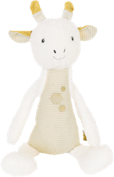 Happy Horse knuffel giraffe Gary 28cm - wit - duurzaam pluche speelgoed