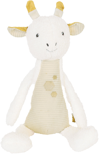 Happy Horse knuffel giraffe Gary 28cm - wit - duurzaam pluche speelgoed