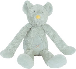 Happy Horse knuffel muis Mylo groen 32cm - zachte babyknuffel