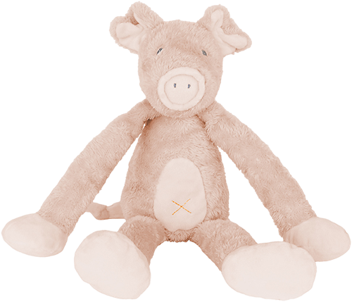 Happy Horse knuffel varken Pinky 40cm - roze pluche speelgoed
