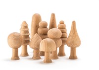 Ocamora houten speelgoed Forest pastel set - fantasierijk spel-3