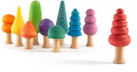 Ocamora houten speelgoed Forest pastel set - fantasierijk spel-2