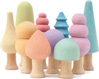 Ocamora houten speelgoed Forest pastel set - fantasierijk spel