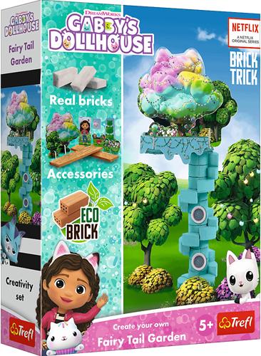 Brick Trick bouwset sprookjestuin Gabby's Poppenhuis - creatief speelgoed