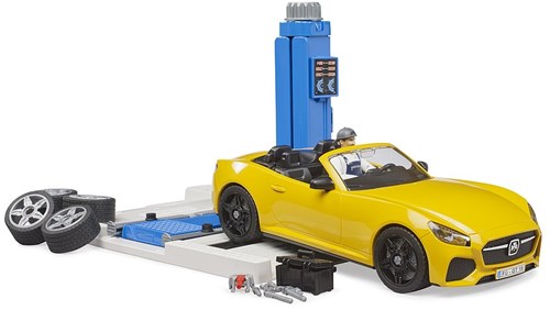 Bruder speelgoed Car Service Center met Roadster - speelset auto-2