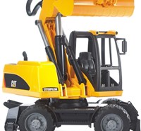 Bruder CAT graafmachine - bouwvoertuig speelgoed geel zwart-2