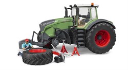 Bruder Fendt 1050 Vario tractor met monteur en garage accessoires speelgoed