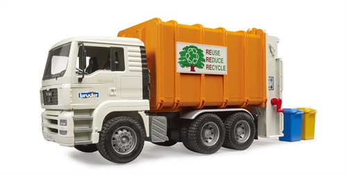 Bruder MAN TGA vuilniswagen speelgoed vrachtwagen 02772-2