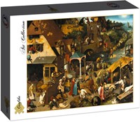 Grafika puzzel Brueghel Pieter legpuzzel The Dutch Proverbs 2000 stukjes-2