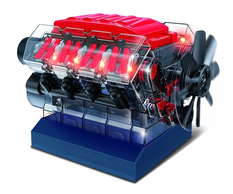 Aanhoudend Encommium Verslagen BUKI bouwpakket V8-motor schaalmodel - 270-delig