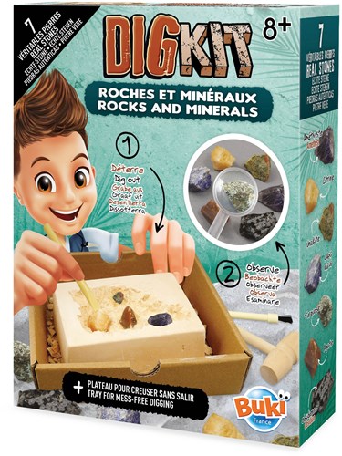 Buki digkit stenen en mineralen educatief speelgoed set-2