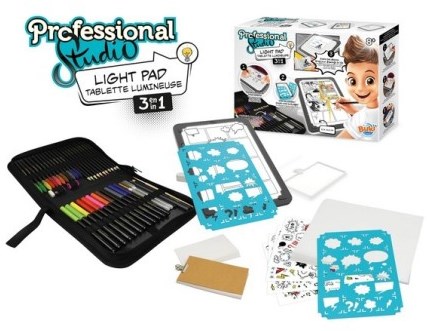 Buki tekentablet 3 in 1 - creatieve lichttablet voor kinderen