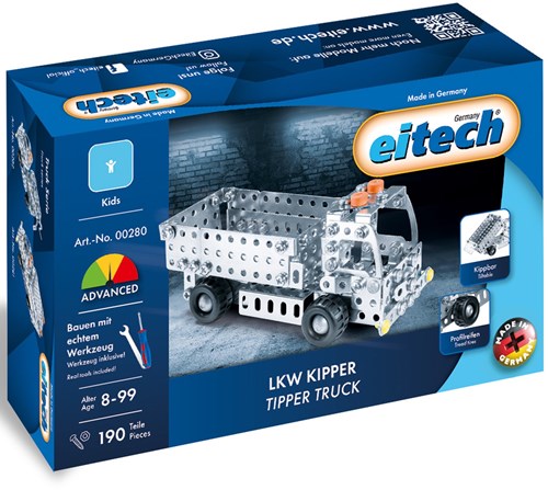 Eitech Constructie set - kiepwagen - 190 onderdelen