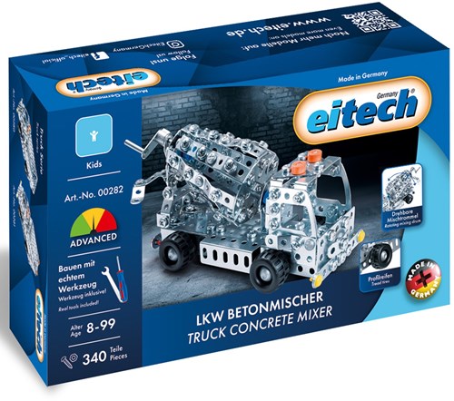 Eitech Constructie set - truck cement mixer - 340 onderdelen