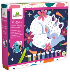 Sycomore knutselset glitterdieren creatief speelgoed 7 jaar+