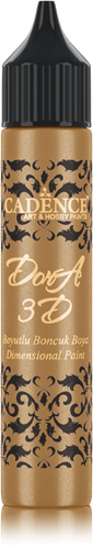 Cadence Cadence Dora 3D Metallic Dimensional Verf 25 ml Antique Gold