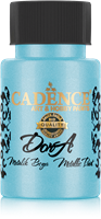 Cadence Cadence Dora Acrylverf Metallic 50 ml Blue Green