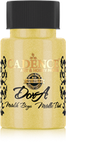 Cadence Cadence Dora Acrylverf Metallic 50 ml Canary Yellow