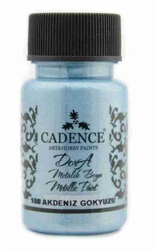 Cadence Cadence Dora Acrylverf Metallic 50 ml  Mediterrean Sky