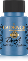 Cadence Cadence Dora Acrylverf Metallic 50 ml Tidal Blue
