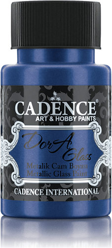 Cadence Cadence Dora Metallic Glas Verf 50 ml Sax Blue