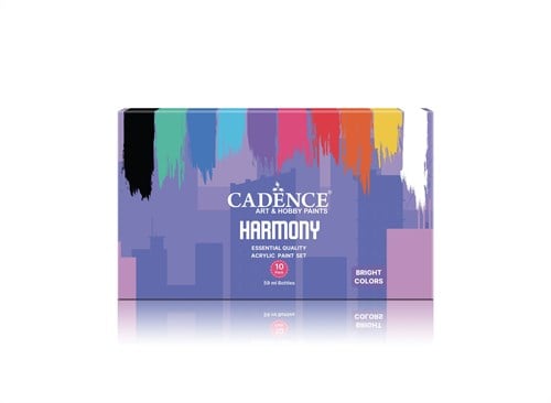 Cadence Cadence Harmony Acrylverf Set 10x59 ml Felle Kleuren