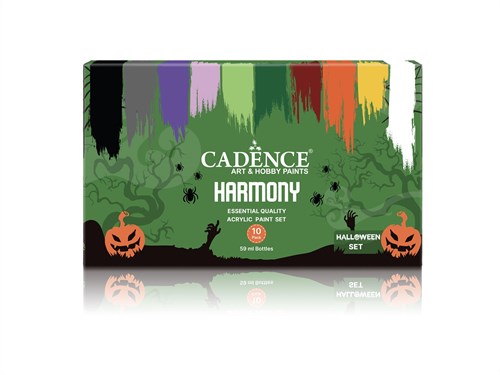 Cadence Cadence Harmony Acrylverf Set 10x59 ml Halloween
