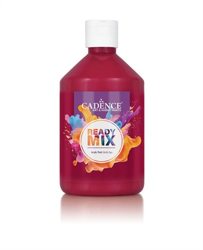 Cadence Cadence Ready Mix Acrylverf Mat 500 ml Primair Rood