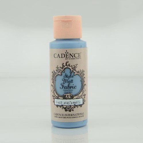Cadence Cadence Style Mat Textielverf 59ml lavender blue