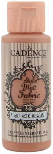 Cadence Cadence Style Mat Textielverf 59ml Light Coral