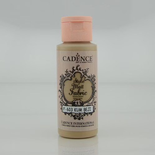 Cadence Cadence Style Mat Textielverf 59ml Zandbeige