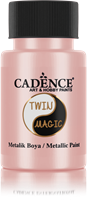 Cadence Cadence Twin Magic Acrylverf Metallic 50 ml Purple Peach