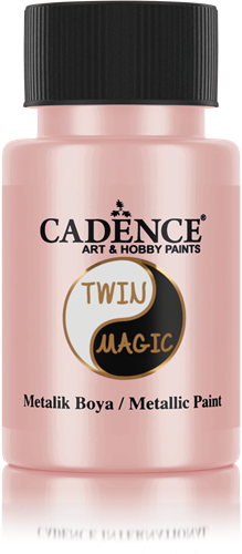 Cadence Cadence Twin Magic Acrylverf Metallic 50 ml Purple Peach