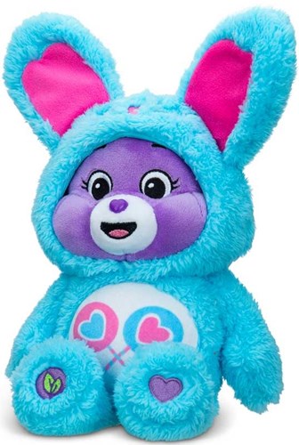 CARE BEARS 22CM PLUSH - HOODIE THEMED - SHARE BUNNY