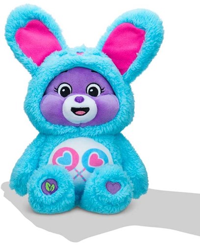 Care Bears pluche knuffel 22cm - Share Bunny in hoodie - knuffeldier-2