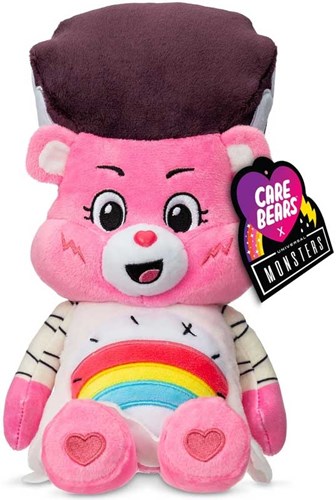 Care Bears knuffel 22cm - Universal Monsters Cheer Bear als Bride of Frankenstein